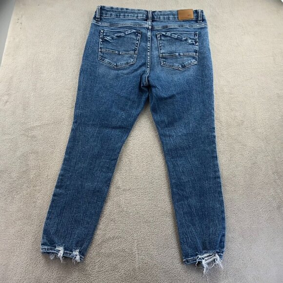 BKE Mens Payton Jeans Size 30x27 Universal Fit Mid-Rise Ankle Skinny Distressed - Picture 16 of 16